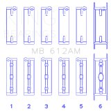 King Engine Bearings Volvo 520/B5252 Main Bearing Set - Size STD thumbnail 7