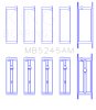 King 91-04 Nissan 146CI/2.4L KA24DE L4 / 89-97 146CI/2.4L KA24E L4 (Size STD) Main Bearing Set thumbnail 8