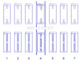 King Engine Bearings Nissan RB26DETT Performance Main Bearing Set - Size STD thumbnail 7