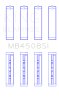 King Engine Bearings Acura J30A/J32A/J35A/J35Z (Size +0.5) Performance Main Bearing Set thumbnail 6
