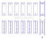 King Engine Bearings BMW M20/M50 2.0L/2.5L/2.7L Crankshaft Main Bearings Set - 7 Pairs Coated thumbnail 5