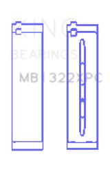 King Audi R8 4.2/5.2/Lamborghini Gallardo/Huracan V10 Coated Perf Main Bearing Set - Size +.026mm thumbnail 3