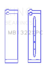King Audi R8 4.2/5.2/Lamborghini Gallardo/Huracan V10 Coated Perf Main Bearing Set - Size STDX thumbnail 6