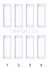 King Engine Bearings Bearings Honda F23A/F23Z/K20A3 Connecting Rod Bearing Set thumbnail 6