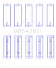 King Engine Bearings Honda R16A/ R18A 2006- Current Main Bearing Set thumbnail 7