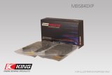 King Engine Bearings Chrysler 300 Srt8 (Size 0.26) pMaxBlack Coated Main Bearing Set thumbnail 4