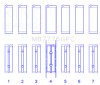 King Engine Bearings BMW N55 B30A/ N53 B30A/ N52 B30A Main Bearing Set thumbnail 2