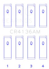 King Engine Bearings 91-02 Nissan SR20DE L4 DOHC 16 Valves (Size STD) Rod Bearing Set thumbnail 2