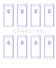 King Engine Bearings Nissan (Size STD) Rod Bearing Set thumbnail 8