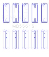 King Engine Bearings Volkswagen AMB/BYK/BBX Silicon Bi-Metal Aluminum Main Bearing Set - Size STD thumbnail 4
