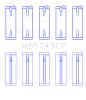 King Engine Bearings Isuzu 4HK1 (Size STD) Main Bearing Set thumbnail 7