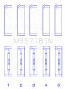 King Engine Bearings Audi/VW 1.8/2.0 TSI/TFSI (Size 0.25 Oversized) Main Bearing Set thumbnail 9