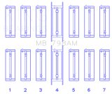 King Engine Bearings BMW M20B20-23-25-27/M50B25/M52B20-25-28 Main Bearing Set - Size STD thumbnail 4
