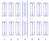 King Engine Bearings BMW M20B20-23-25-27/M50B25/M52B20-25-28 Main Bearing Set - Size STD thumbnail 5