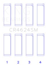 King Engine Bearings Hyundai G4KE / G4KC (Size +075) Rod Bearings (Set of 4) thumbnail 7