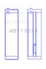 King Engine Bearings 2003-2005 Dodge Sprinter Van Standard Main Bearing Set thumbnail 7