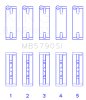King Engine Bearings Porsche M 48 / M 48.50 (Size STD) Main Bearing Set thumbnail 7