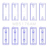 King Engine Bearings Mitsubishi 4G93 SOHC (Size STD) Main Bearing Set thumbnail 3