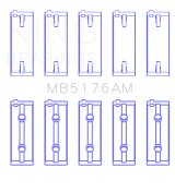 King Engine Bearings Mitsubishi 4G93 SOHC (Size STD) Main Bearing Set thumbnail 6