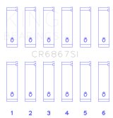 King Engine Bearings Chrysler 215 Cid/241 Cid 24V (Size +0.75mm) Connecting Rod Bearing Set thumbnail 3