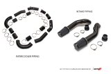 AMS Performance GT-R R35 Induction Kit w/Stock Turbos / Alpha I/C/Carbon Manifold/TB/TiAL Flanges thumbnail 4