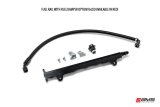 AMS Performance 08-15 Mitsubishi EVO X CNC Machined Aluminum Fuel Rail w/Pulsation Dampener - Black thumbnail 3