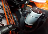 J&L 2011-2017 Ford Mustang GT Driver Side Oil Separator 3.0 - Clear Anodized thumbnail 2