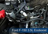 J&L 2011-2025 Ford F-150 2.7L/3.5L/5.0L Passenger Side Oil Separator 3.0 - Clear Anodized thumbnail 4
