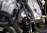 J&L 99-04 Ford Mustang SVT Cobra Driver Side Oil Separator 3.0 - Black Anodized thumbnail 1