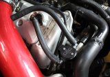 J&L 99-04 Ford Mustang SVT Cobra Passenger Side Oil Separator 3.0 - Black Anodized thumbnail 1