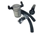 J&L 99-04 Ford Mustang SVT Cobra Passenger Side Oil Separator 3.0 - Clear Anodized thumbnail 1