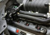 J&L 11-17 Ford Mustang GT (w/Roush/VMP S/C) Passenger Side Oil Separator 3.0 - Black Anodized thumbnail 1