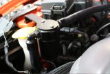J&L 15-23 Ford Mustang GT/15-20 Ford Mustang GT350 Passenger Side Oil Separator 3.0 - Black Anodized thumbnail 1