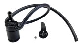 J&L 97-13 Chevy/GM Truck/SUV 4.8L/5.3L/6.0L/6.2L Driver Side Oil Separator 3.0 - Black Anodized thumbnail 1