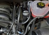 J&L 19-26 Chevrolet Silverado/GMC Sierra 1500 5.3L V8 Driver Side Oil Separator 3.0 - Black Anod thumbnail 2