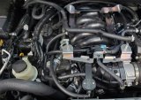 J&L 16-24 Nissan Titan 5.6L Passenger Side Oil Separator 3.0 - Black Anodized thumbnail 3