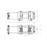 Superwinch 2000 LBS 12V DC 5/32in x 49ft Steel Rope LT2000 Winch thumbnail 7