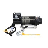 Superwinch 11500 LBS 12V DC 3/8in x 80ft Synthetic Rope Tiger Shark 11500 Winch thumbnail 2