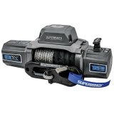 Superwinch 12000 LBS 12V DC 3/8in x 80ft Synthetic Rope SX 12000SR Winch - Graphite thumbnail 1