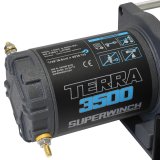 Superwinch 3500 LBS 12V DC 7/32 in x 32 ft Steel Rope Terra 3500 Winch - Gray Wrinkle thumbnail 7