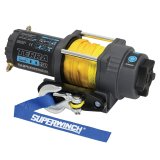 Superwinch 2500 LBS 12V DC 3/16in x 40ft Synthetic Rope Terra 2500SR Winch - Gray Wrinkle thumbnail 1