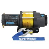 Superwinch 2500 LBS 12V DC 3/16in x 40ft Synthetic Rope Terra 2500SR Winch - Gray Wrinkle thumbnail 2