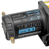 Superwinch 2500 LBS 12V DC 3/16in x 40ft Synthetic Rope Terra 2500SR Winch - Gray Wrinkle thumbnail 5