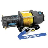 Superwinch 2500 LBS 12V DC 3/16in x 40ft Synthetic Rope Terra 2500SR Winch - Gray Wrinkle thumbnail 7