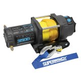 Superwinch 3500 LBS 12V DC 7/32in x 32ft Synthetic Rope Terra 3500SR Winch - Gray Wrinkle thumbnail 2