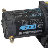 Superwinch 4500 LBS 12V DC 1/4in x 50ft Synthetic Rope Terra 4500SR Winch - Gray Wrinkle thumbnail 3