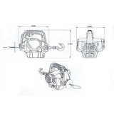 Superwinch Hand Hauler 1000 Winch 24 VDC 1000 lbs Line Pull Soft Shackle Rope End Safely thumbnail 5