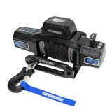 Superwinch 10000 LBS 12V DC 3/8in x 80ft Synthetic Rope SX10SR Winch - Semi Gloss Black thumbnail 7