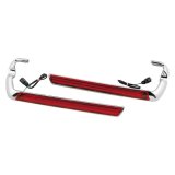 Letric Lighting Saddlebag Side Marker LED Chrome/Red thumbnail 1