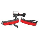 Letric Lighting Stiletto Saddlebag Lights Black thumbnail 1